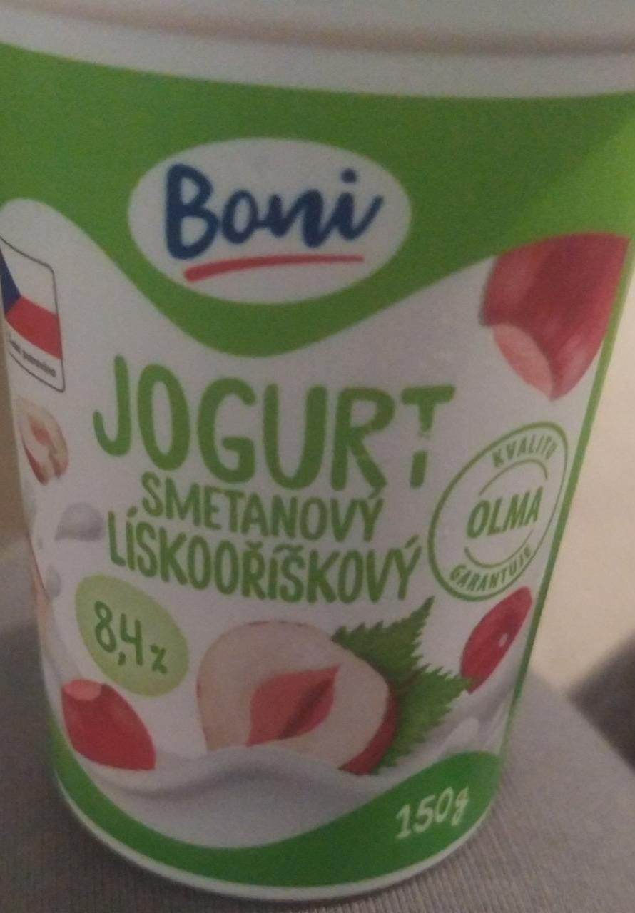 Fotografie - Jogurt smetanový lískooříškový Boni