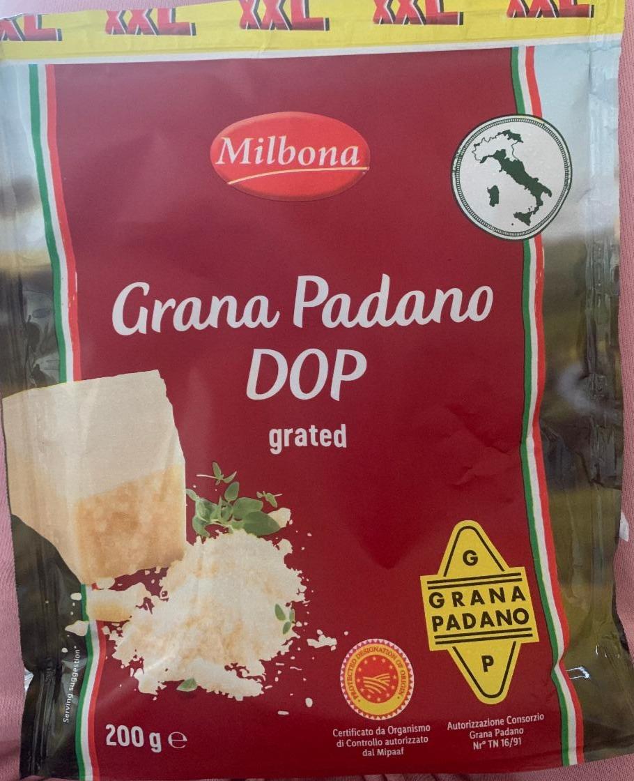 Fotografie - Grana Padano DOP grated Milbona