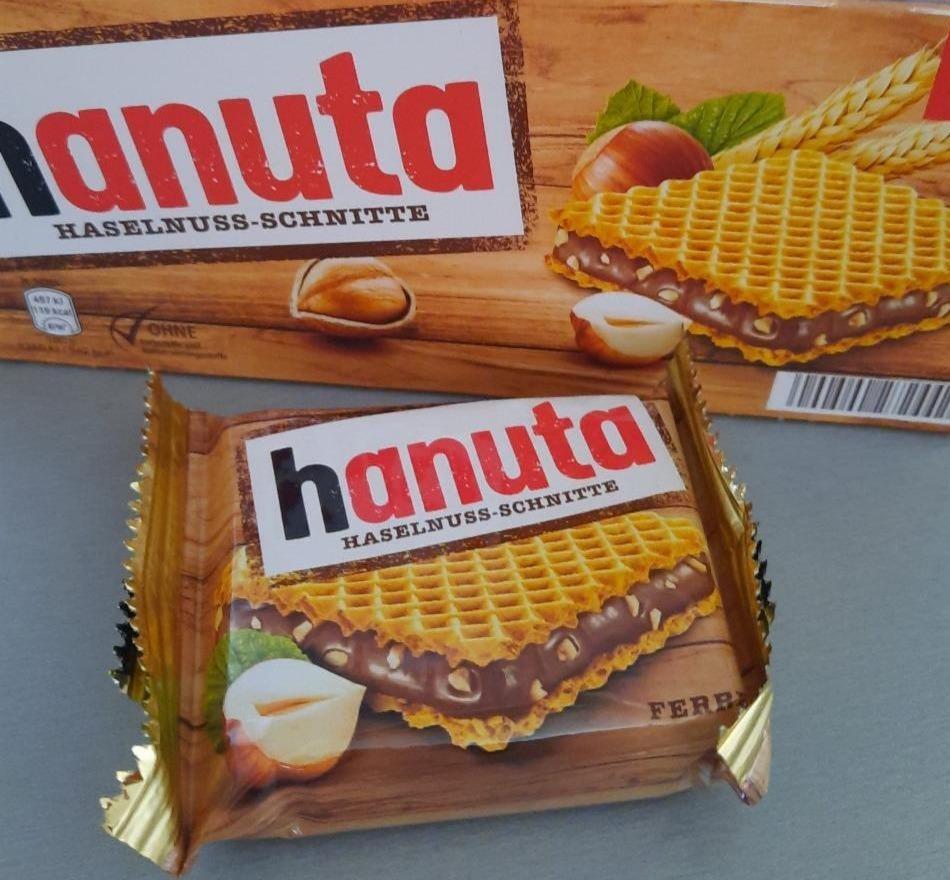 Fotografie - Haselnuss-schnitte Hanuta