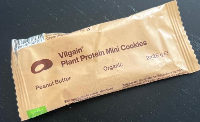 Fotografie - Plant Protein Mini Cookies Organic Peanut Butter Vilgain