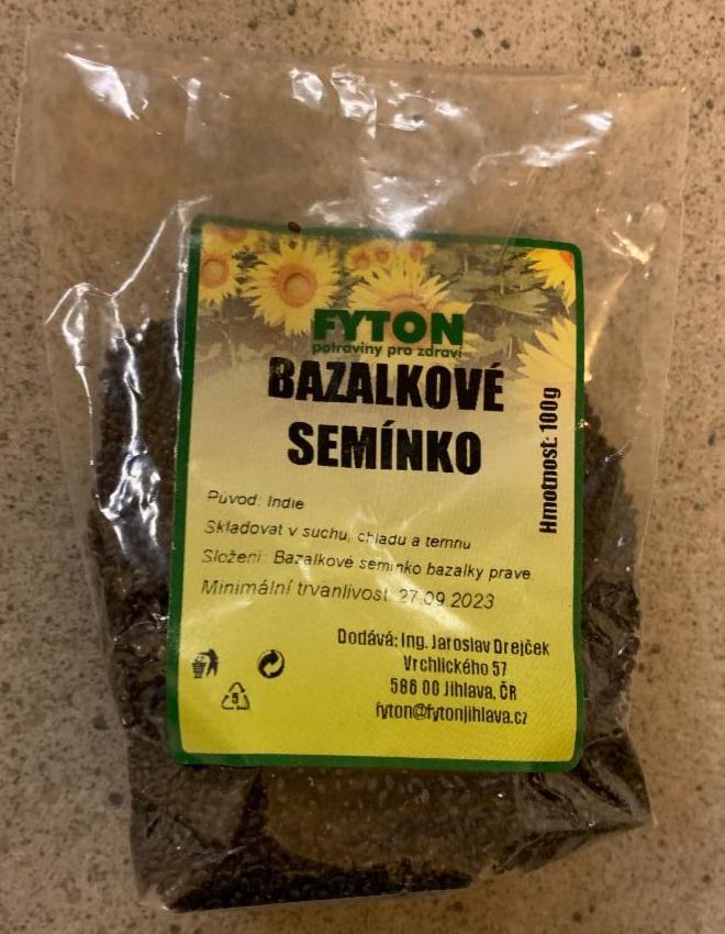 Fotografie - Bazalkové semínko Fyton