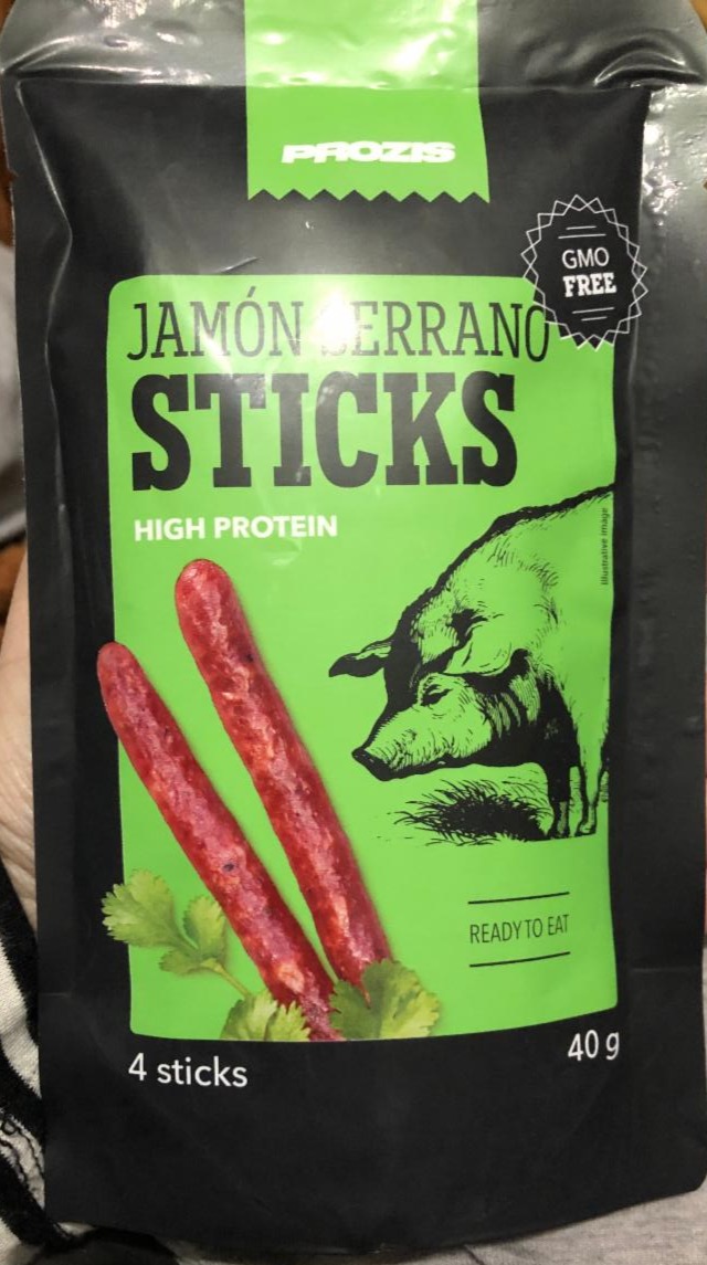 Fotografie - Jamón Serrano Sticks Prozis