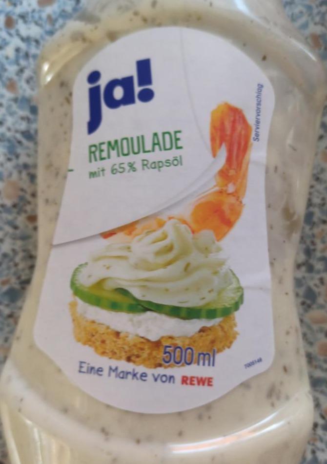 Fotografie - Remoulade mit 65 % Rapsöl ja!