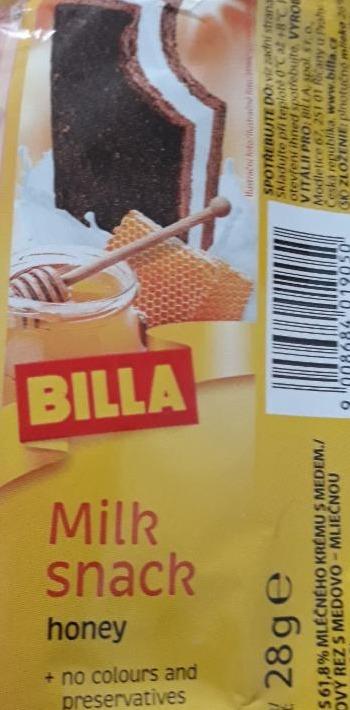 Fotografie - Milk Snack Honey Billa