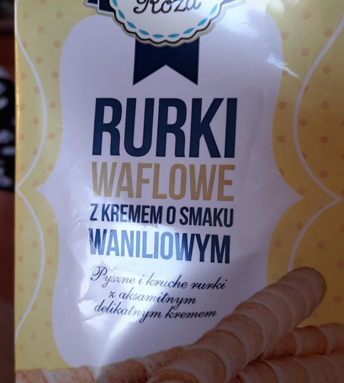 Fotografie - Rurki waflowe z kremem o smaku wanilinowym Cukiernia Róża