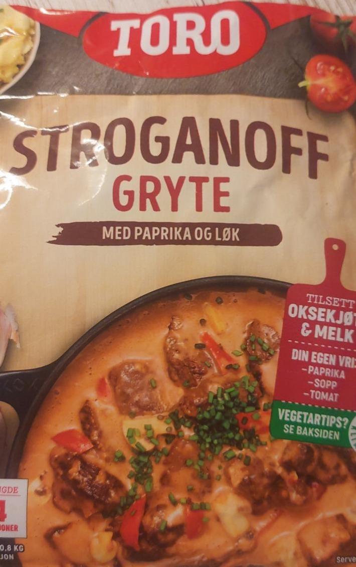 Fotografie - Stroganoff Gryte med Paprika og Løk TORO