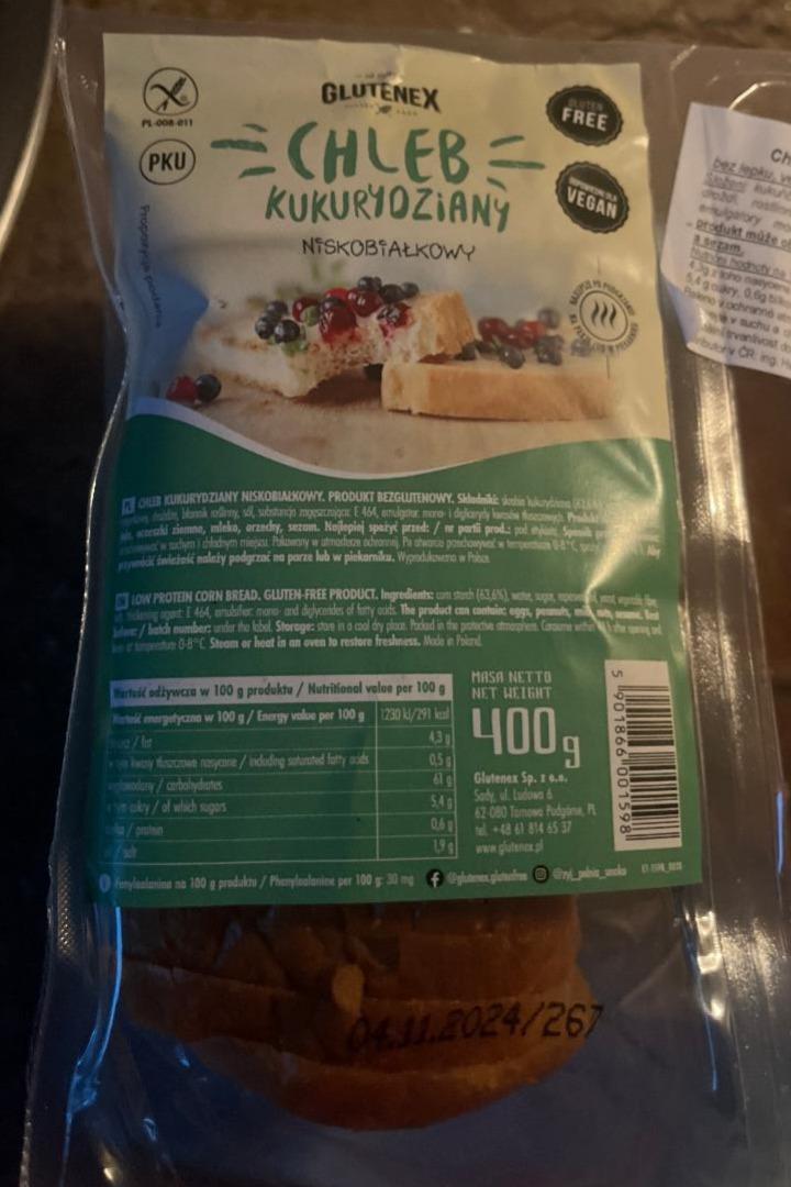 Fotografie - Chleb kukurydziany niskobiałkowy Glutenex