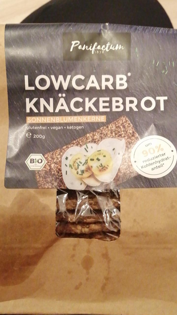 Fotografie - Bio LowCarb knäckebrot sonnenblumenkerne Panifactum