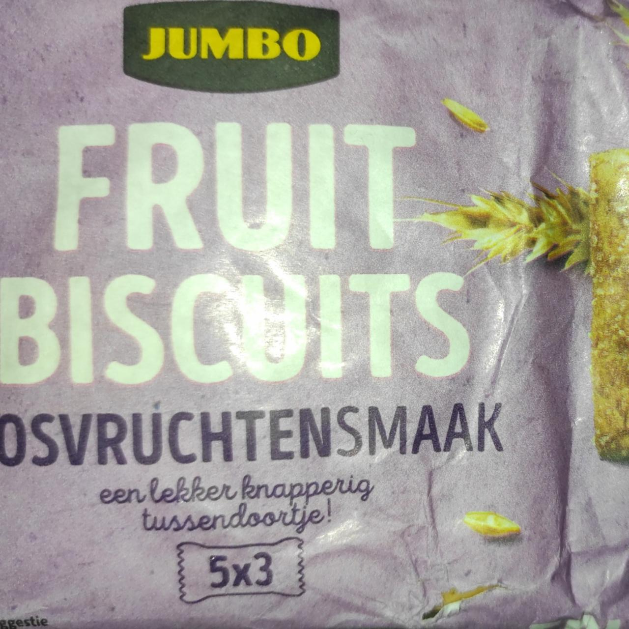 Fotografie - Fruit biscuits bosvruchtensmaak Jumbo