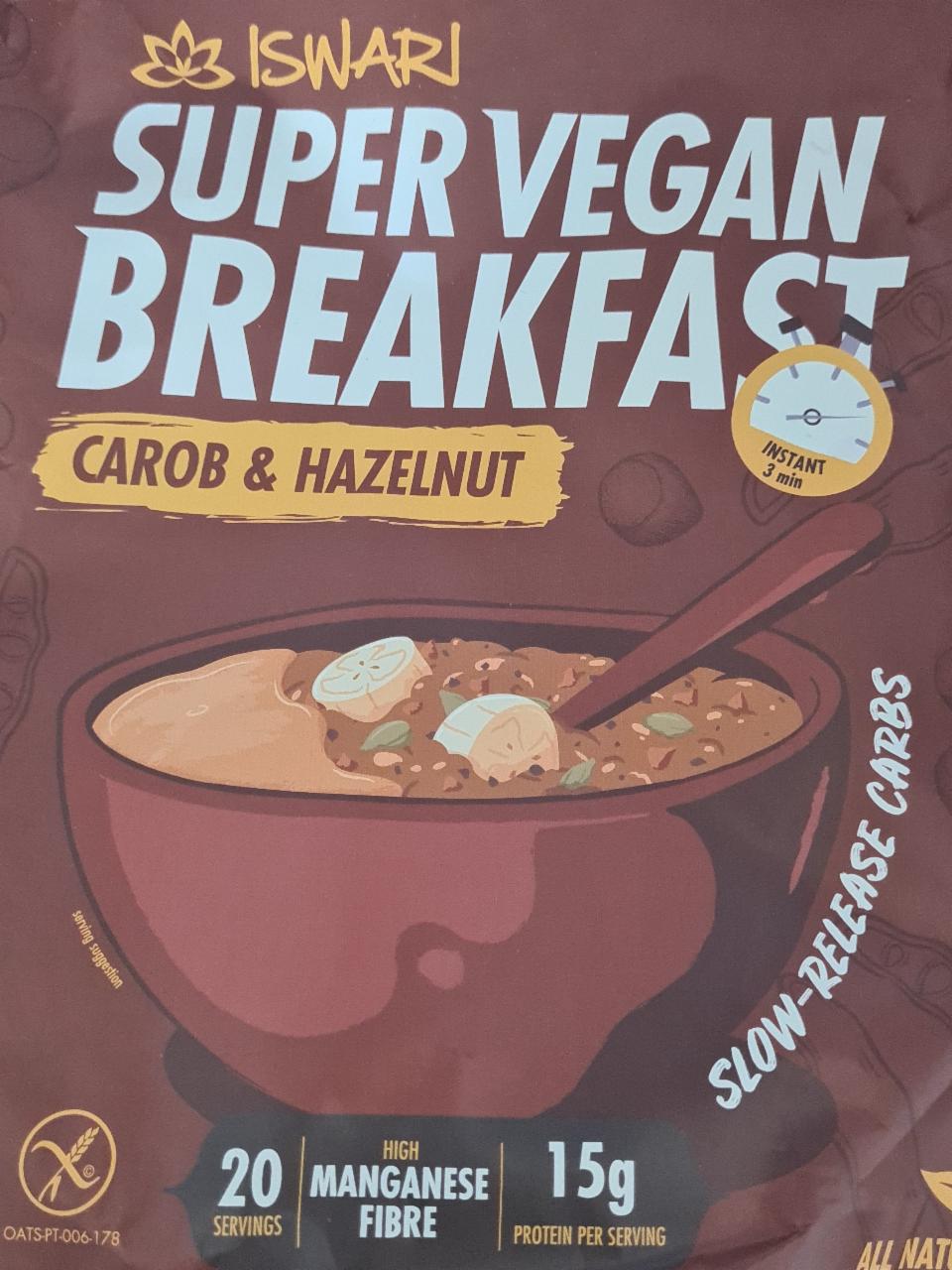 Fotografie - Super Vegan Breakfest Carob & Hazelnut