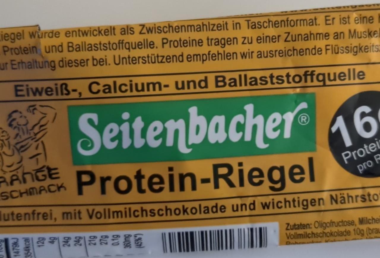 Fotografie - Protein-Riegel Orange geschmack Seitenbacher