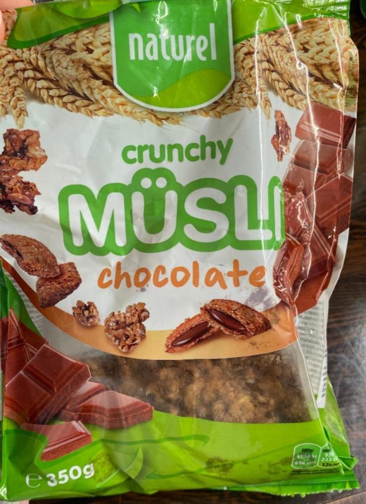 Fotografie - Crunchy Müsli chocolate Naturel