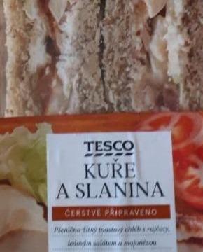 Fotografie - Sendvič Kuře a slanina Tesco