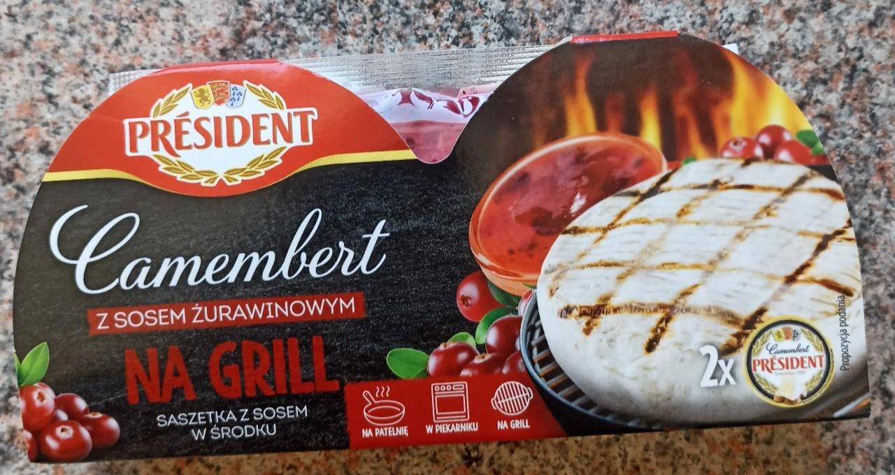 Fotografie - Camembert na grill z sosem żurawinowym Président