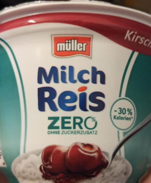 Fotografie - Milchreis Zero Kirsche - Müller