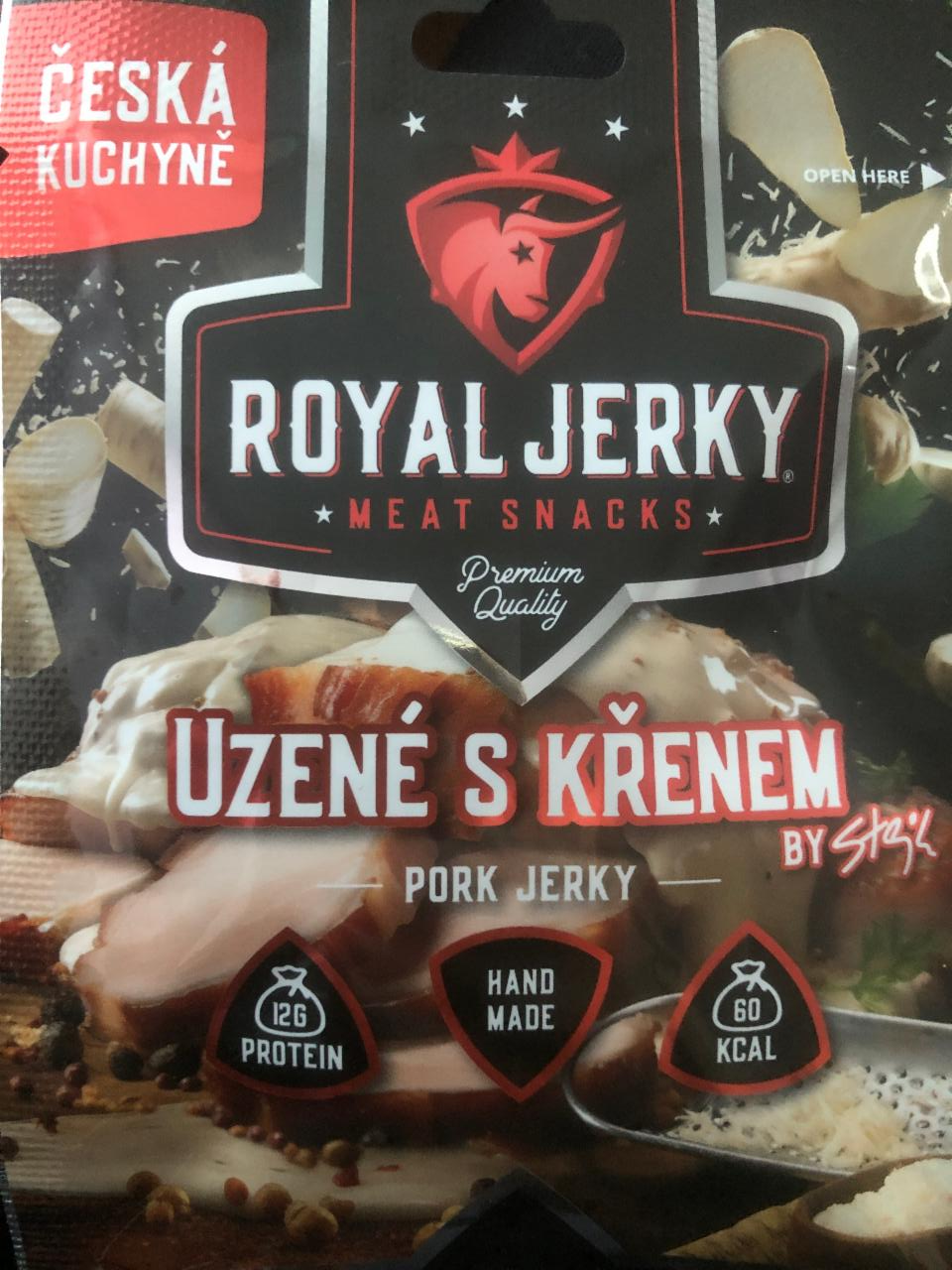 Fotografie - Uzené s křenem Royal Jerky