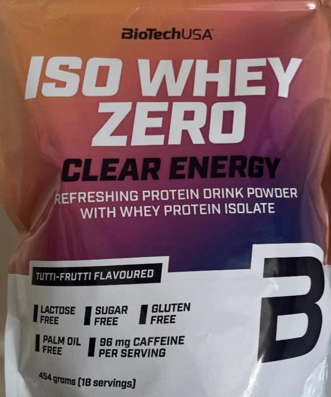 Fotografie - Iso Whey Zero Clean Energy Tutti-Frutti BioTechUSA