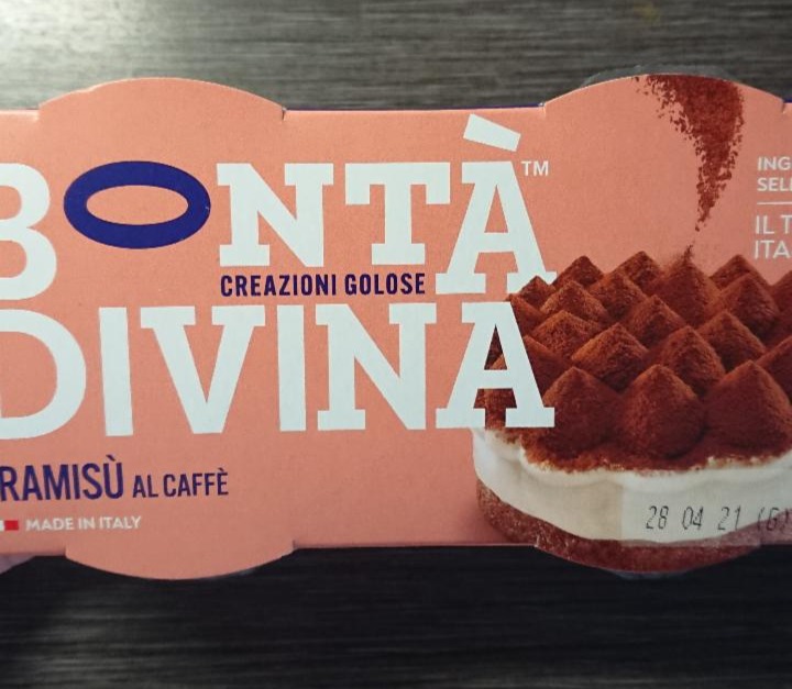 Fotografie - Tiramisù al caffè Bontà Divina