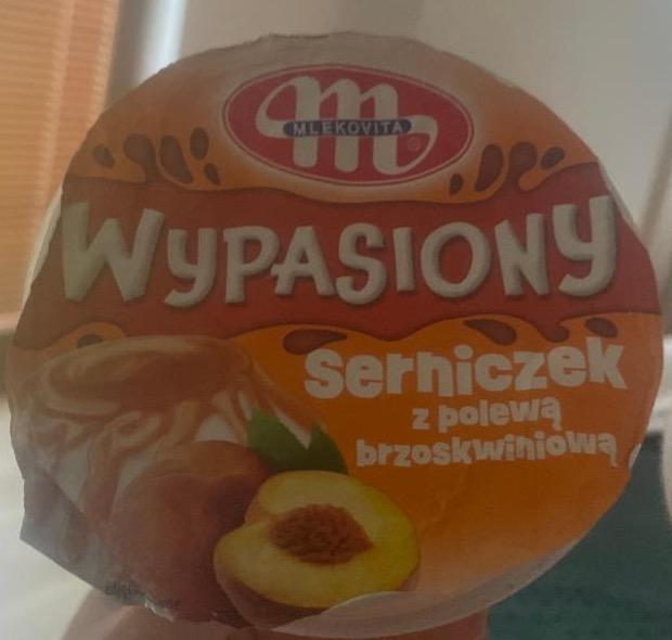 Fotografie - Wypasiony serniczek z polewą brzoskwiniową Mlekovita