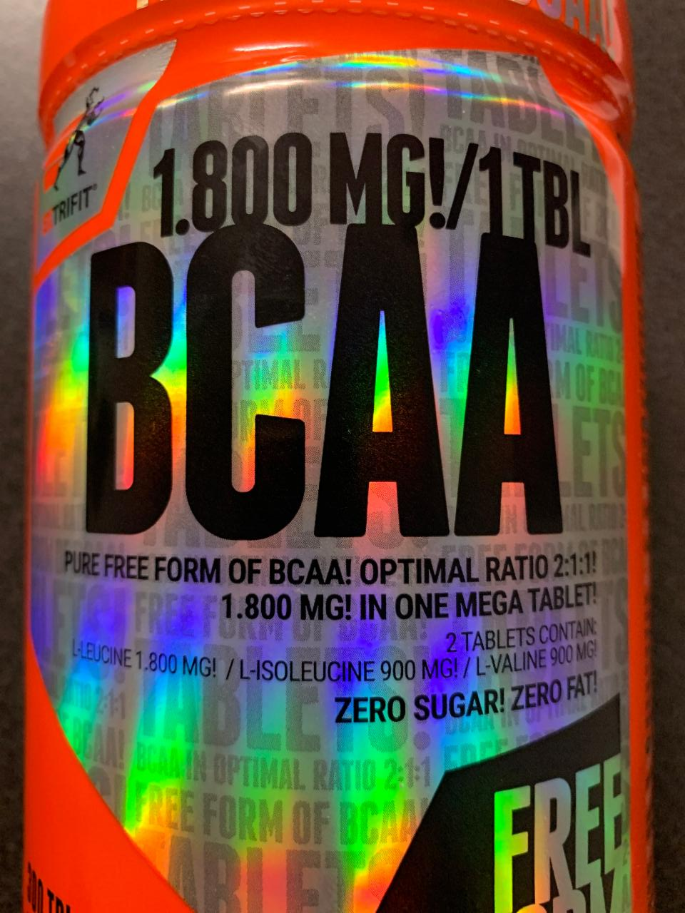 Fotografie - BCAA 1800 MG MEGA TABLETS Extrifit