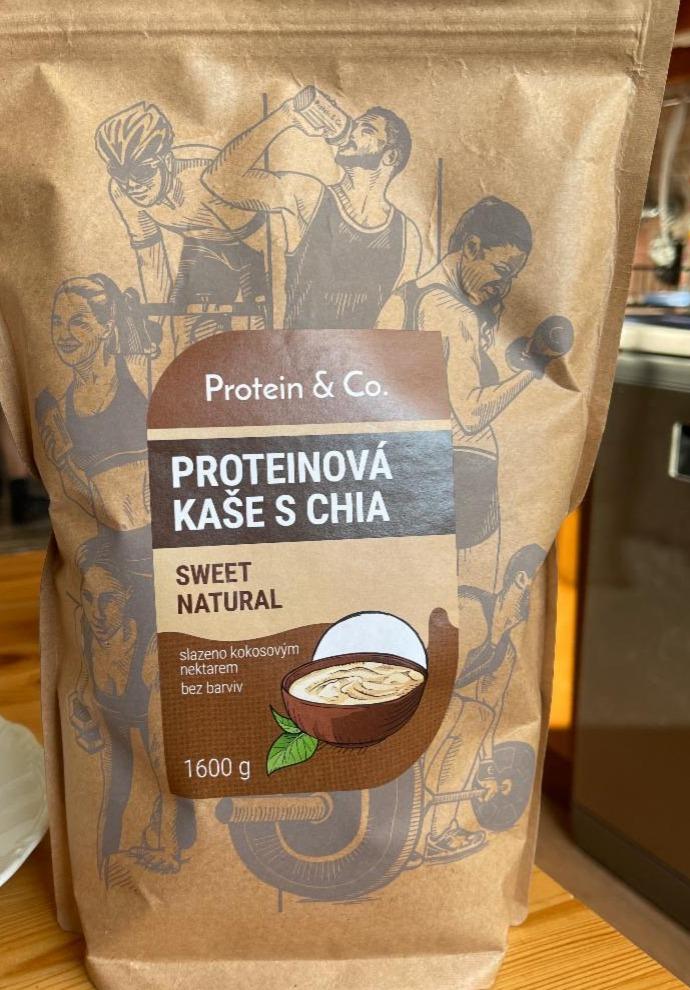 Fotografie - Proteinová kaše s chia sweet natural Protein & Co.