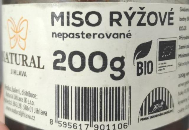 Fotografie - Miso rýžové BIO Natural Jihlava