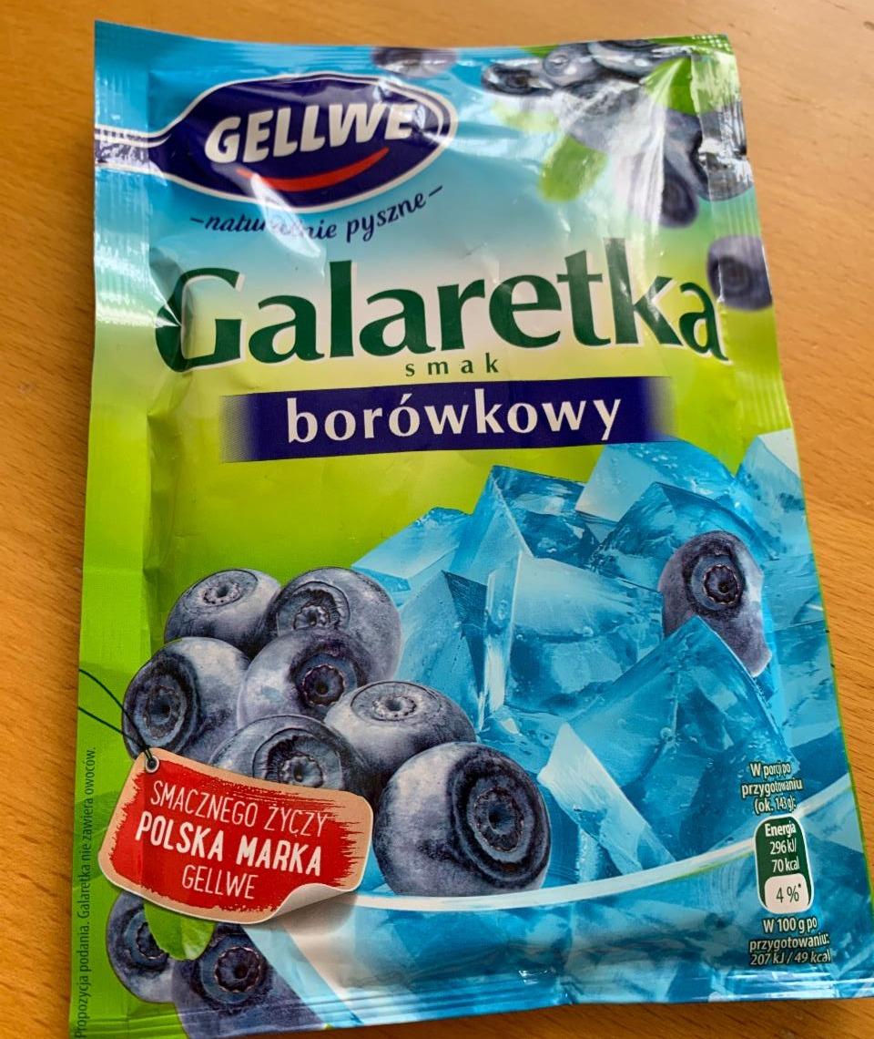 Fotografie - Galaretka smak borówkowy Gellwe