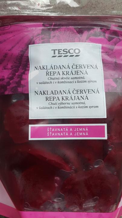 Fotografie - Nakládaná červená řepa krájená Tesco