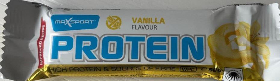 Fotografie - Protein vanilla flavour MaxSport