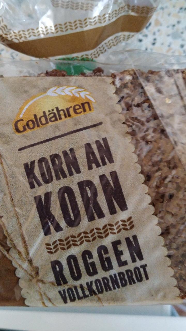 Fotografie - Korn an korn Roggen vollkornbrot Goldähren