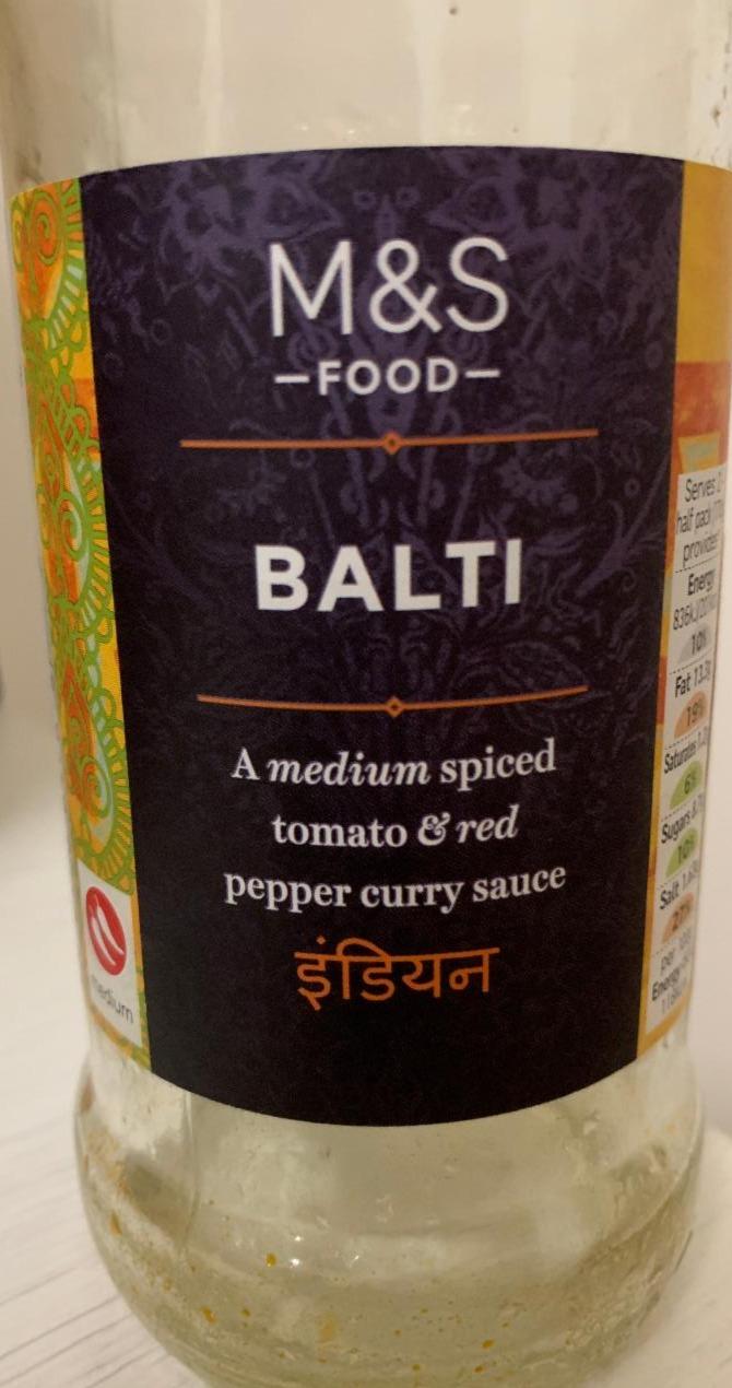 Fotografie - Balti M&S Food