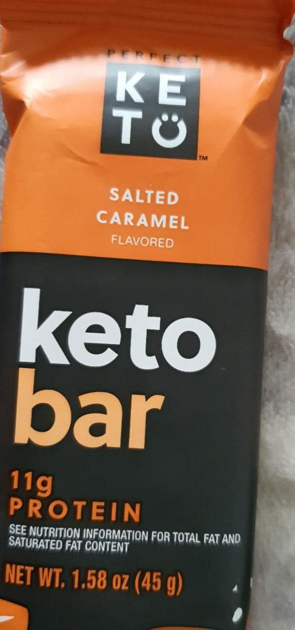 Fotografie - Keto bar Salted caramel