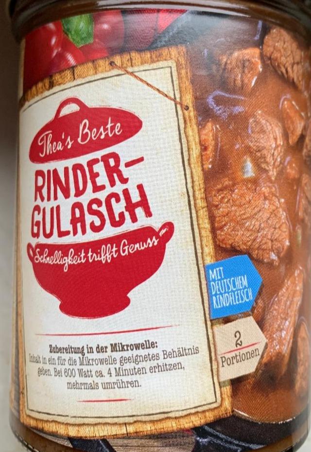 Fotografie - Rinder-gulasch Thea's Beste