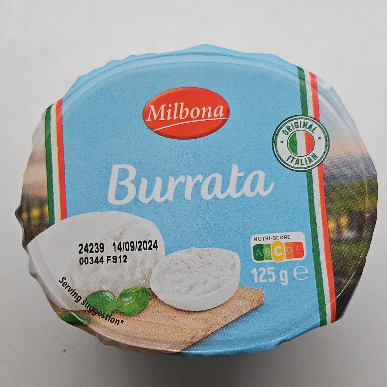 Fotografie - Burrata Milbona