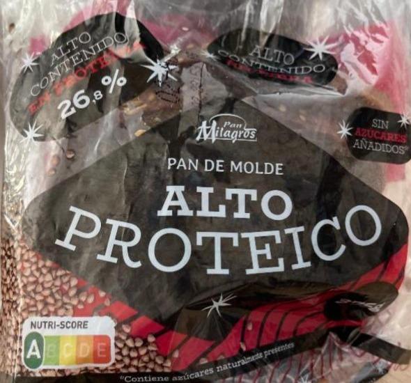 Fotografie - Pan de molde alto proteico pan Milagros