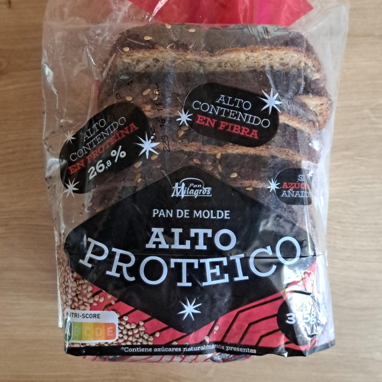 Fotografie - Pan de molde alto proteico pan Milagros