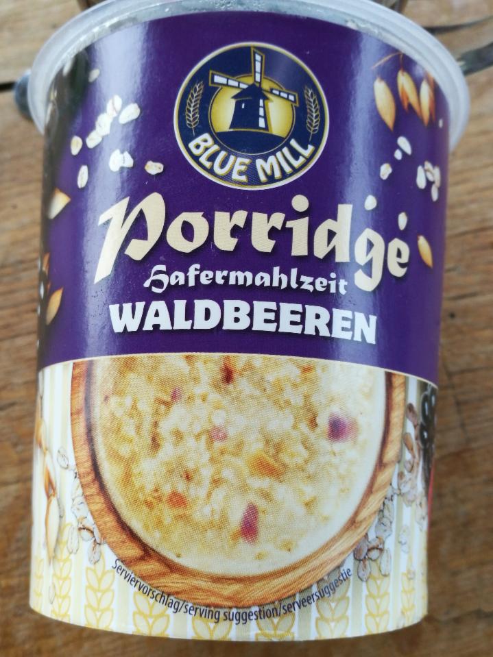 Fotografie - Porridge waldbeeren Blue Mill