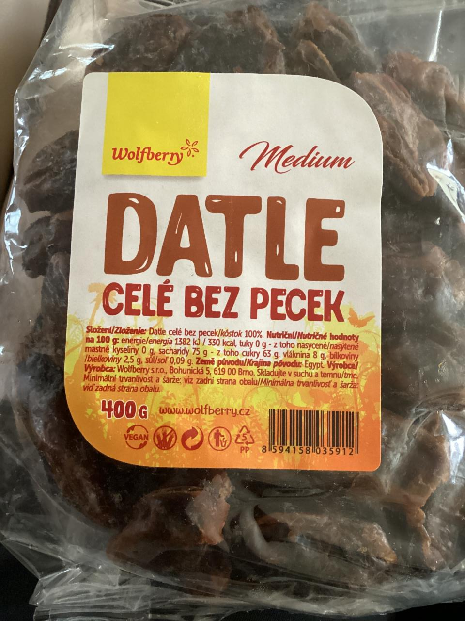 Fotografie - Datle celé bez pecek Wolfberry