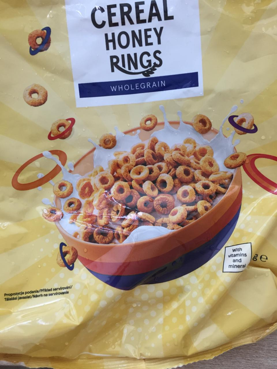 Fotografie - Cereal Honey Rings Wholegrain Tesco