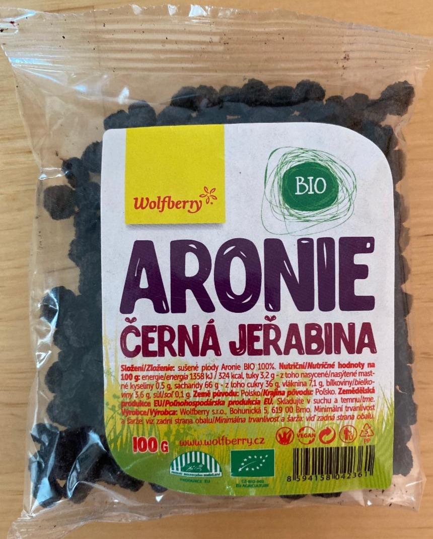 Fotografie - Aronie černá jeřabina bio Wolfberry