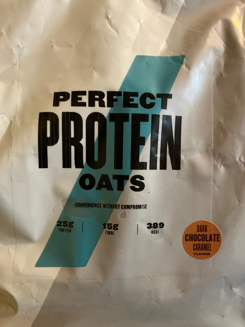 Fotografie - Perfect Protein Oats Dark Chocolate Caramel MyProtein