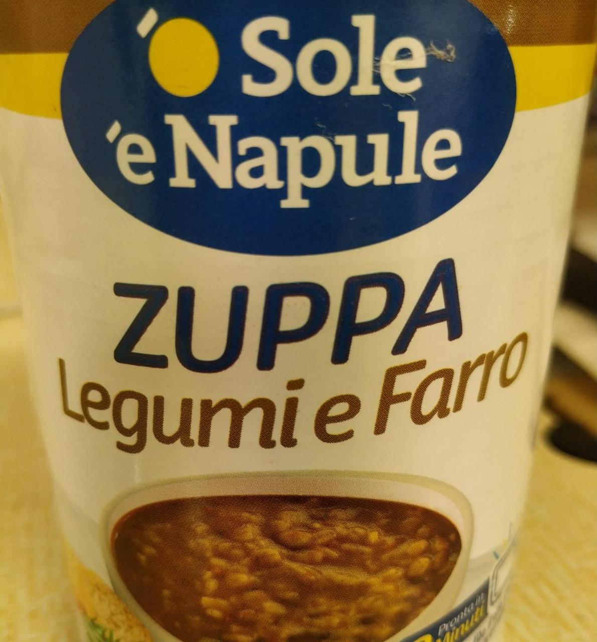 Fotografie - Zuppa Legumi e Farro O Sole e Napule