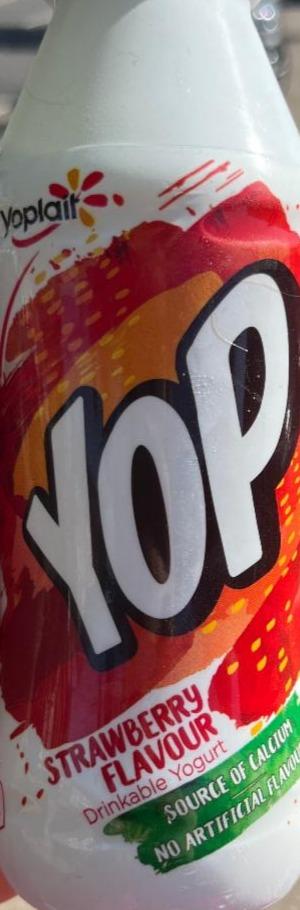 Fotografie - Yop Strawberry flavour Yoplait