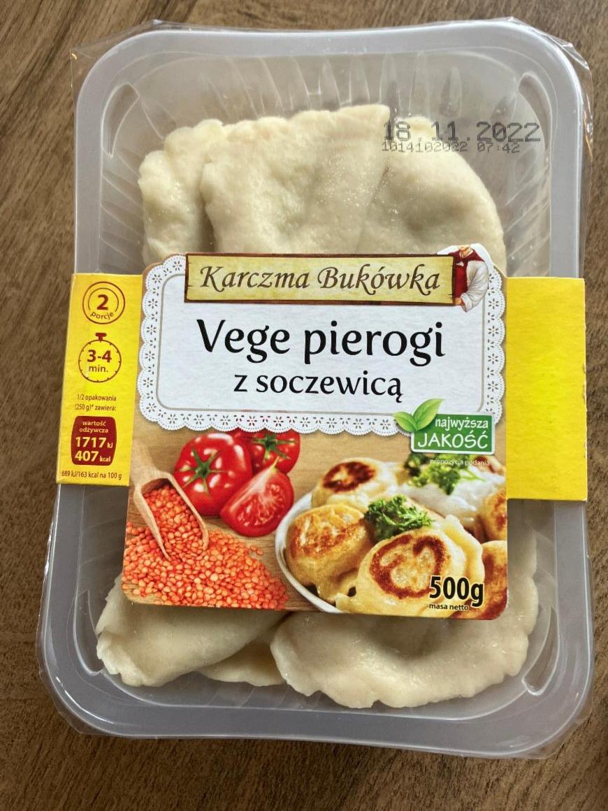 Fotografie - Vege pierogi z soczewiça Karczma Bukówka