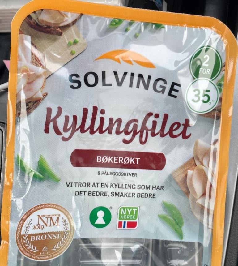 Fotografie - Kyllingfilet bøkerøkt Solvinge