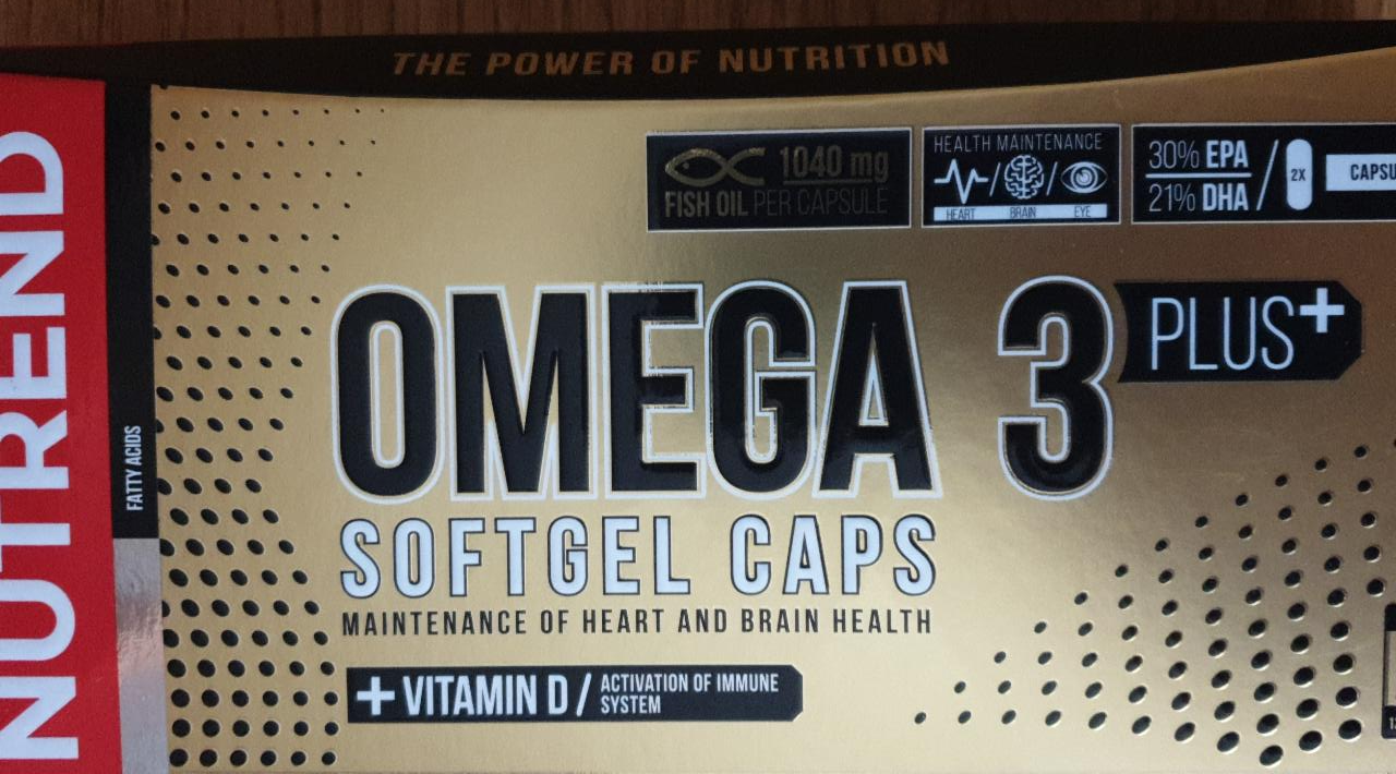 Fotografie - Omega 3 plus softgel caps Nutrend