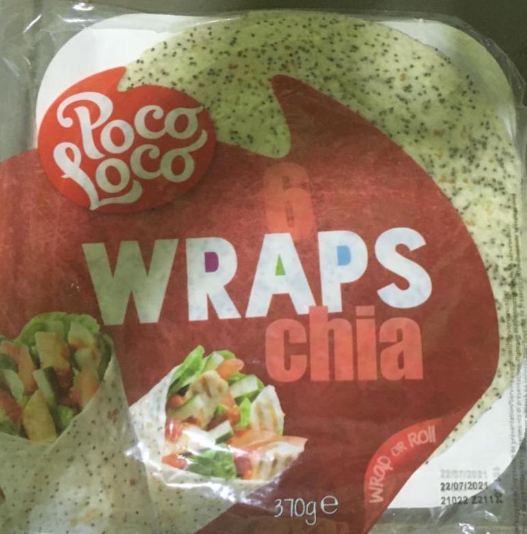 Fotografie - wraps chia Poco Loco