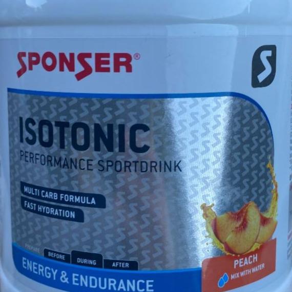 Fotografie - Isotonic Drink Peach Sponser