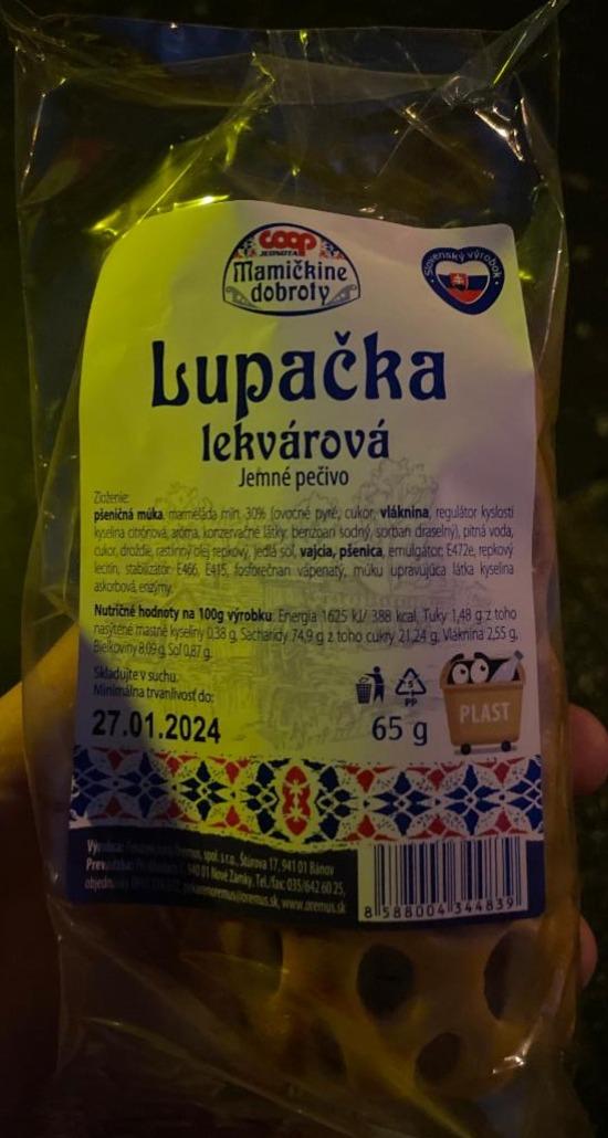 Fotografie - Lupačka lekvárová Coop Mamičkine dobroty