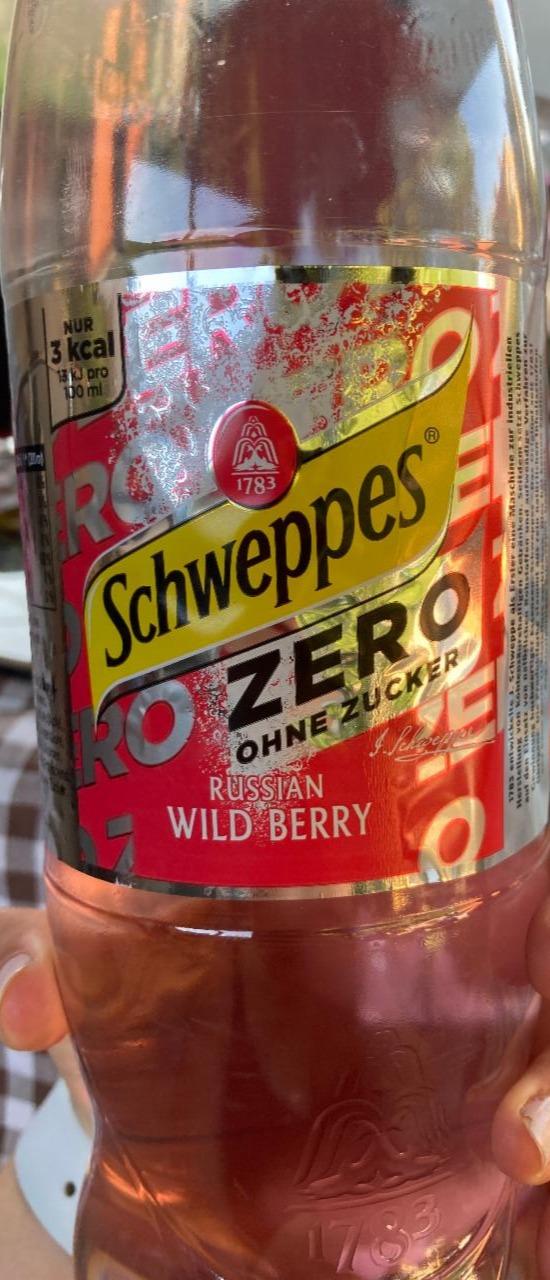 Fotografie - Russian Wild Berry zero Schweppes